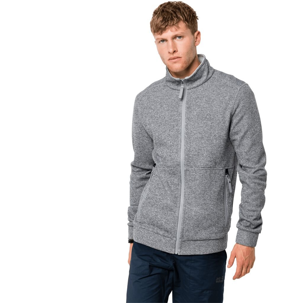 Jack Wolfskin FINLEY Vestes Homme Gris - MHZQNOJ-69